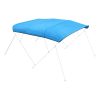 4 Bow Boat Bimini Tops, 600D Polyester Canopy, Waterproof & Sun Protection Boat Awning Canopy with Storage Bag, Bimini Top Replacement