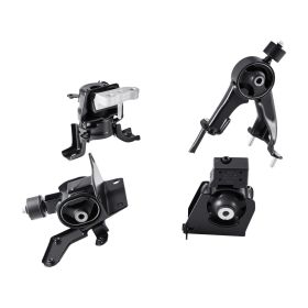 VEVOR Engine and Transmission Motor Mount Kit Replacement, Set of 4, Compatible with 2009â€“2013 Toyota Corolla 1.8L L4, Replace OE# A62015, A62039