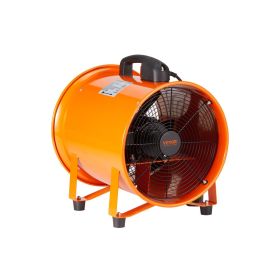 VEVOR Portable Ventilator, 16 inch Heavy Duty Cylinder Fan with 16.4ft Duct Hose, 1350W Strong Shop Exhaust Blower 5175CFM