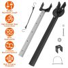 28-40In Adjustable Boat Transom Saver Transom Protector for Outboard Motor Shock Absorbing Boat Motor Support for Securing Engines Rollers Trailer Mou