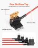 VEVOR 12V Car Add-a-Circuit Fuse Tap 24 Pcs Mini ATO ATC ATM Blade Fuse Holder