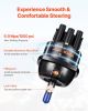 VEVOR 90HP Hydraulic Outboard Steering Kit, Marine Boat Hydraulic Steering System with 13.5-inch Steering Wheel, Helm Pump