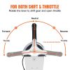 VEVOR Boat Throttle Control, 8M0059686 Top-Mounted Outboard Remote Control Box for Mercury PT 2-Stroke