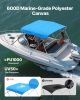 3 Bow Boat Bimini Tops 6'Lx(67"-72")W x 46"H Awning Canopy Pacific Blue