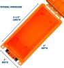 12680 Marine Storage Box, Dry Box Made in USA, Waterproof Container for Boat and Dock Gear, Small Parts Organizer with Latch, Stackable