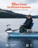 VEVOR Electric Trolling Motor, 12V 55lbs Thrust with GPS