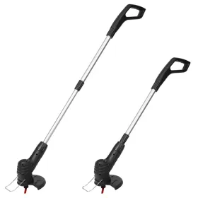 Electric Cordless Grass Trimmer Rechargeable Grass String Trimmer Garden Weed Cutter Lawn Mower 2A Battery With 5 Blades (Option: GrassTrimmer)