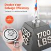 1700 LBS Strong Fishing Magnet Kit Double Sided Pull Force and Rope Carabiner